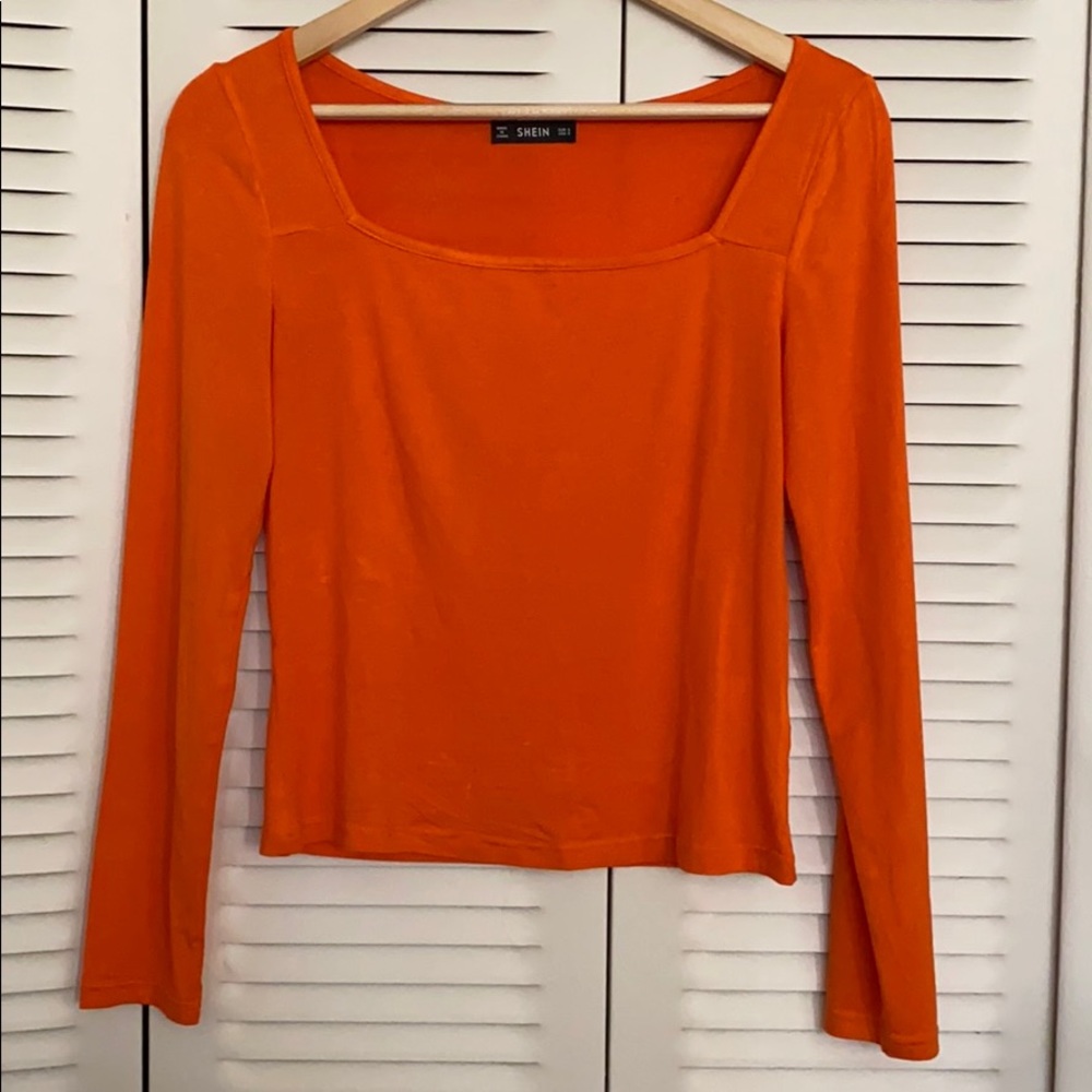 Orange colored full sleeves too from shein!